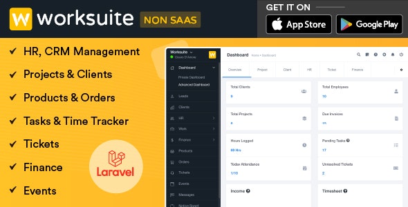 WORKSUITE - HR, CRM and Project Management - CodeCanyon Item for Sale