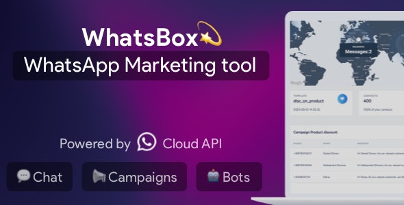 WhatsBox - The WhatsApp Marketing - Bulk Sender, Chat, Bots, SaaS - CodeCanyon Item for Sale
