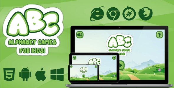 ABC Alphabet Games for Kids - CodeCanyon Item for Sale