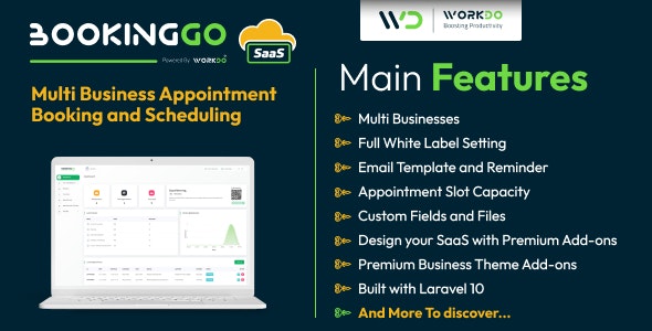 BookingGo SaaS - Multi Business Appointment Booking and Scheduling - CodeCanyon Item for Sale